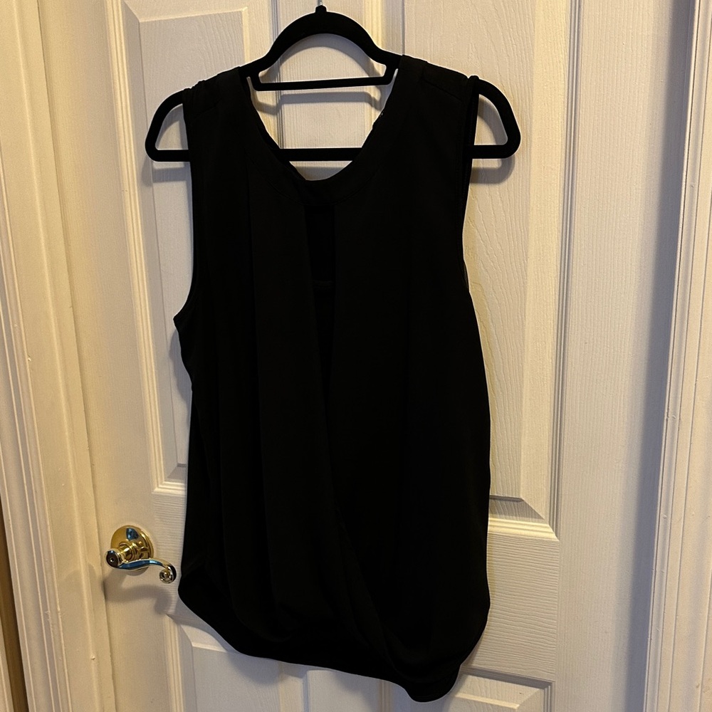Elegant Black Sleeveless Top